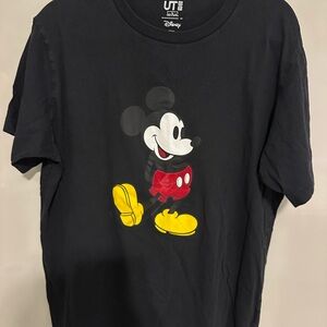 Mens Disney Black Graphic Tee